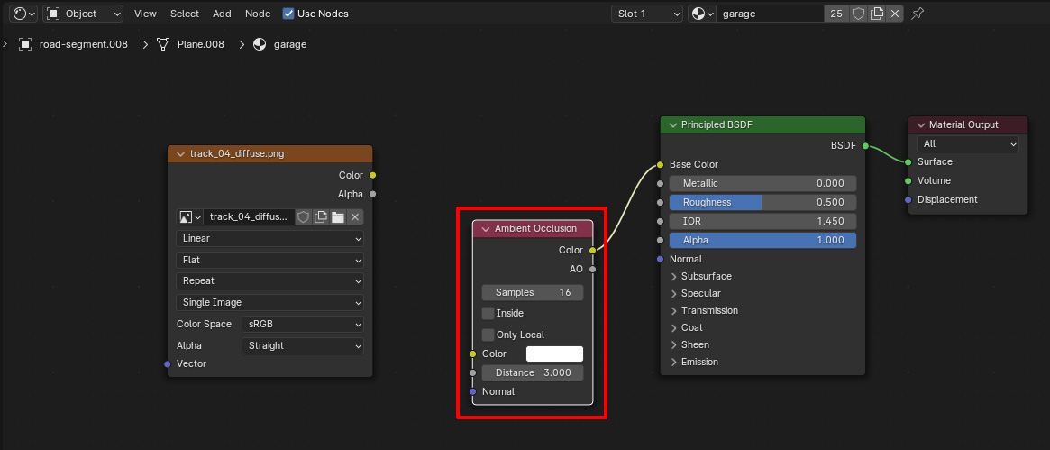 ao shading settings